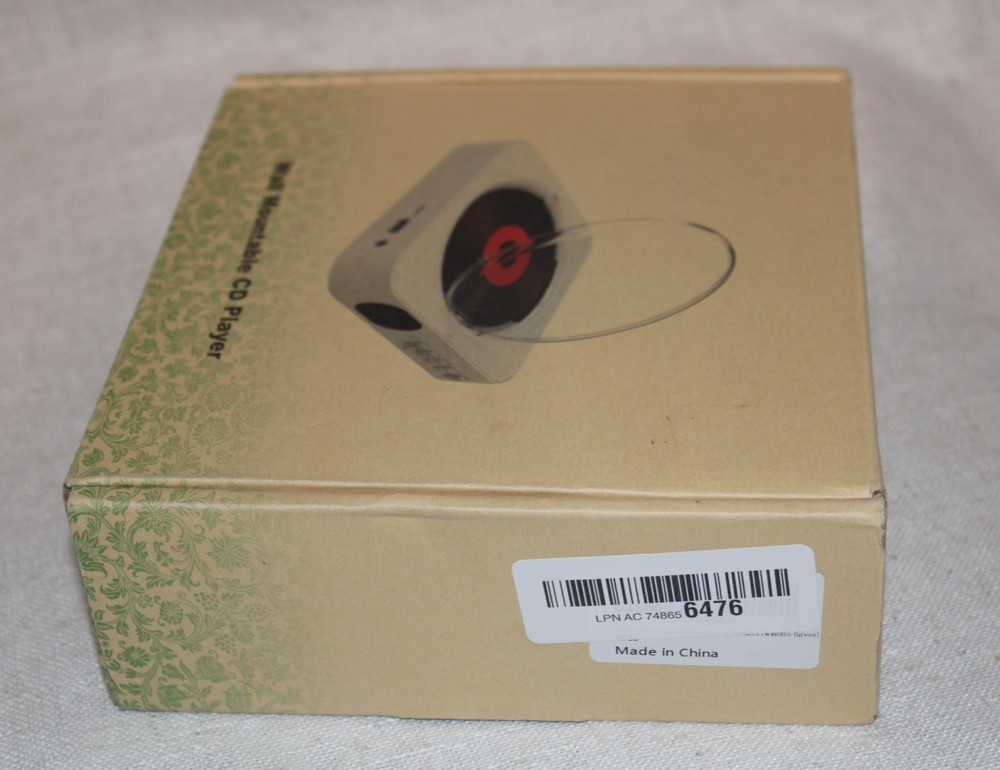 "Read" -- Portable Wall Mountable Bluetooth CD Player with Remote Control Green