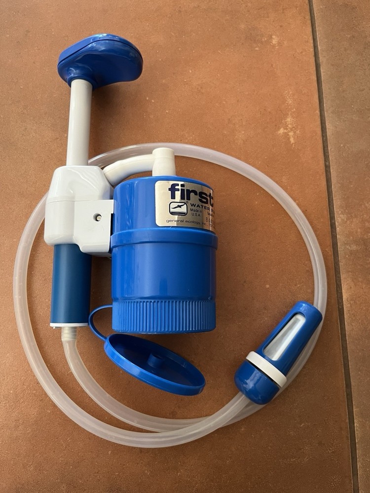 First Need Water Purification System, General Ecology Inc, Bag & Test Drops