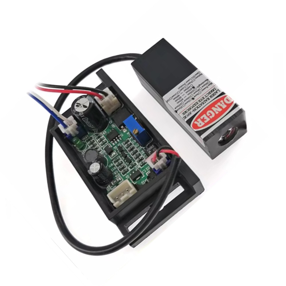 405nm 50mW 12V TTL Modulation Laser Module Purple/Violet Dot Light Source Light
