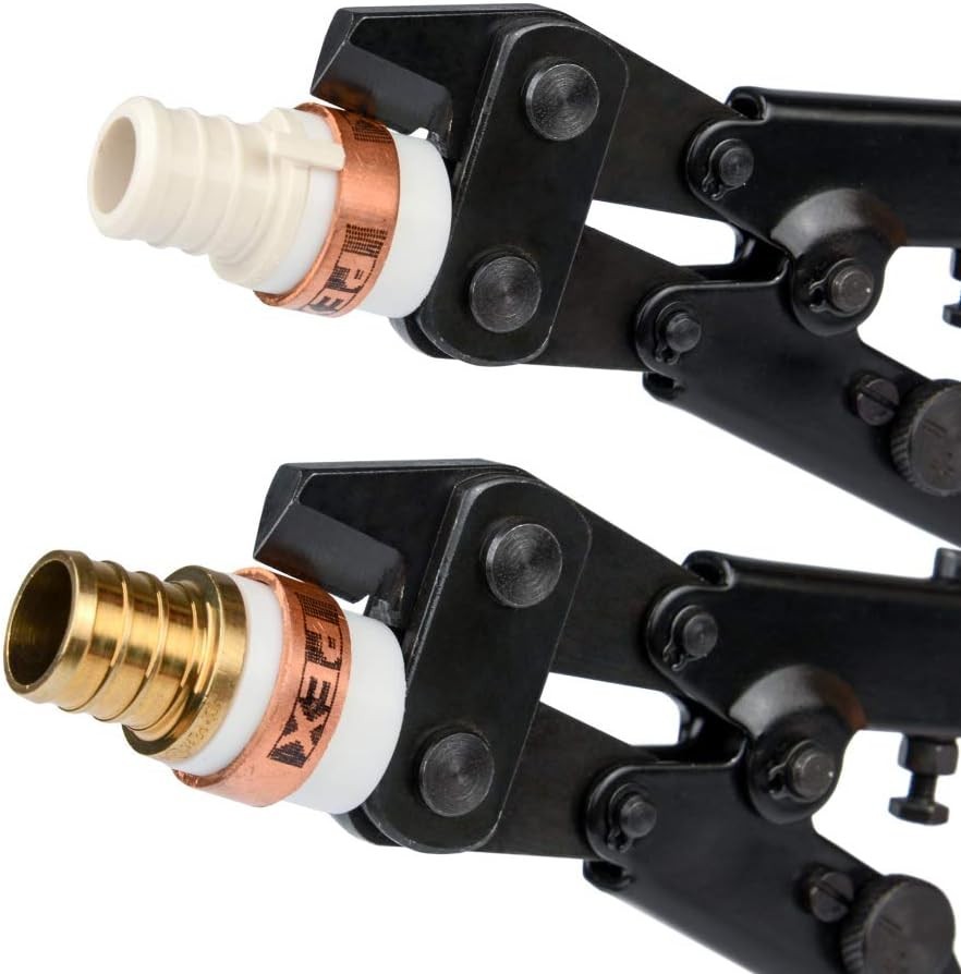 User-Friendly PEX Ring Removal Tool for Copper Crimp Rings - Size Adjustable