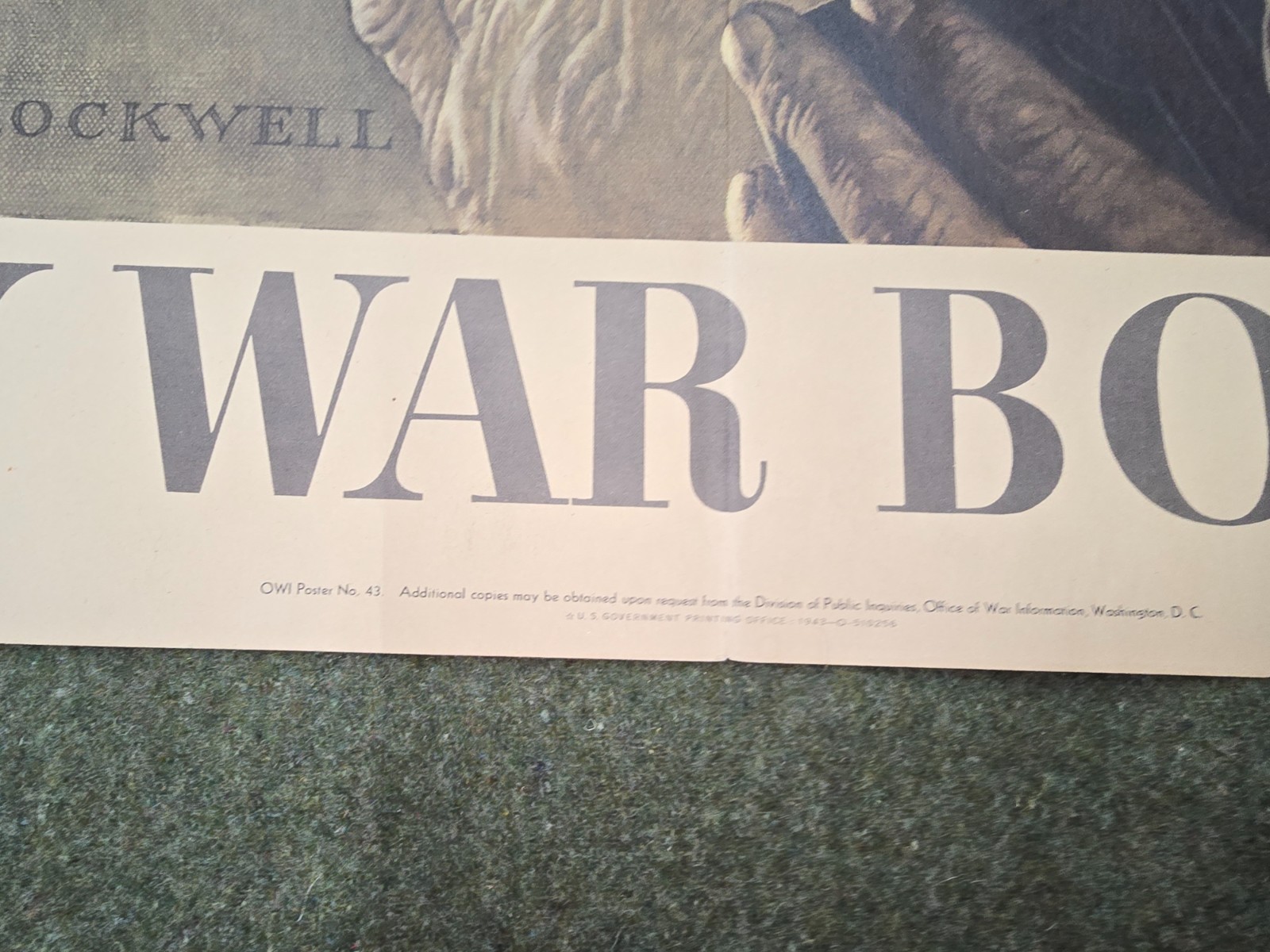 WWII Save Freedom of Worship War Bonds Poster