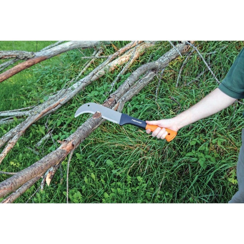Fiskars 9" Brush Axe with Safety Sheath - Fixed Handle