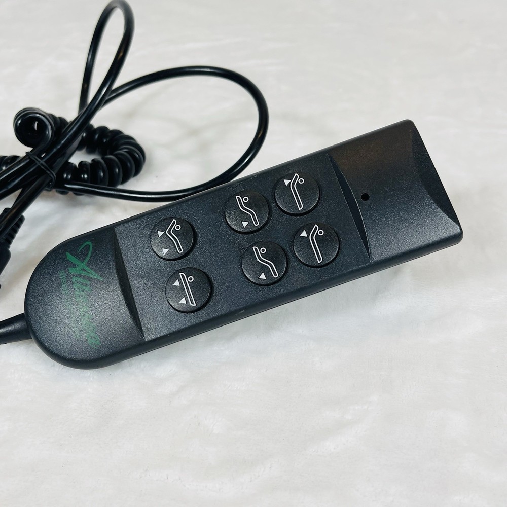 Allassea Sleep System Adjustable Bed Remote : Wired 6 Button 5 Pin EUC