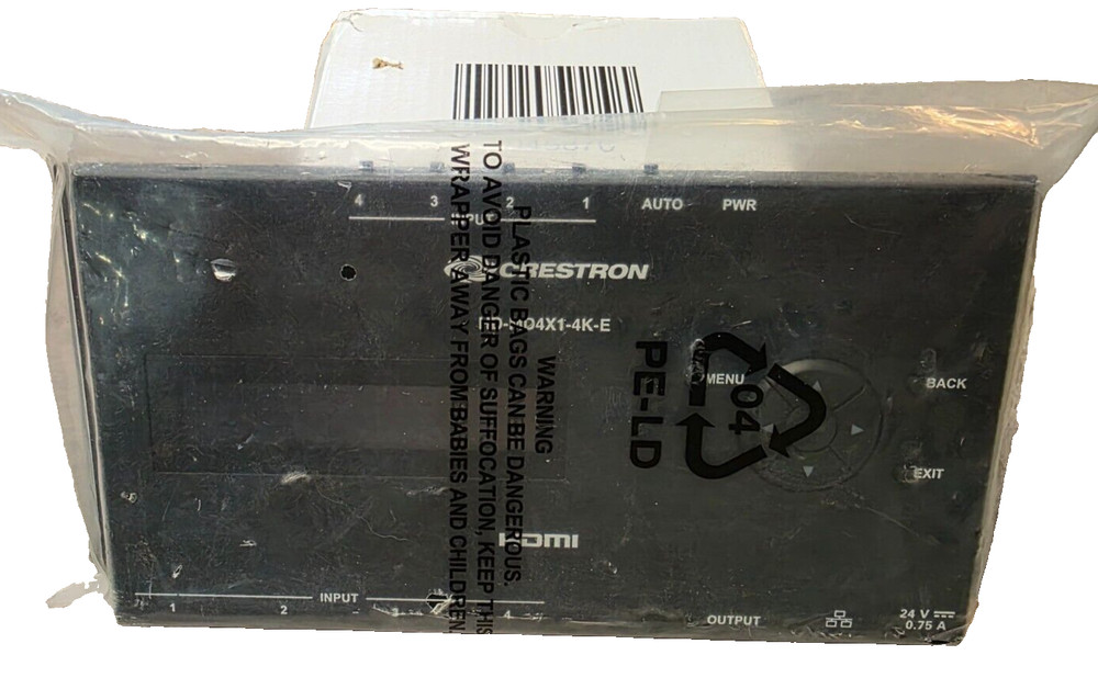 Crestron HD-MD4X1-4K-E HDMI Switcher (NEW-Open Box)