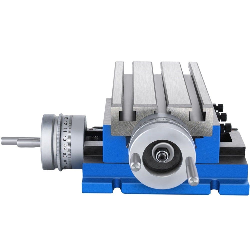 Robust Milling Machine Table 185x100mm, Micro Adjust Dial, 3D Movement