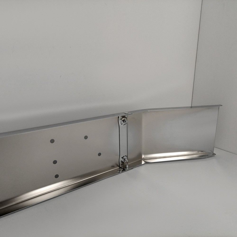 For Mack RD688S/RD6900S 81-04 10" Chrome Front Bumper W/ Triangular Bolt Pattern