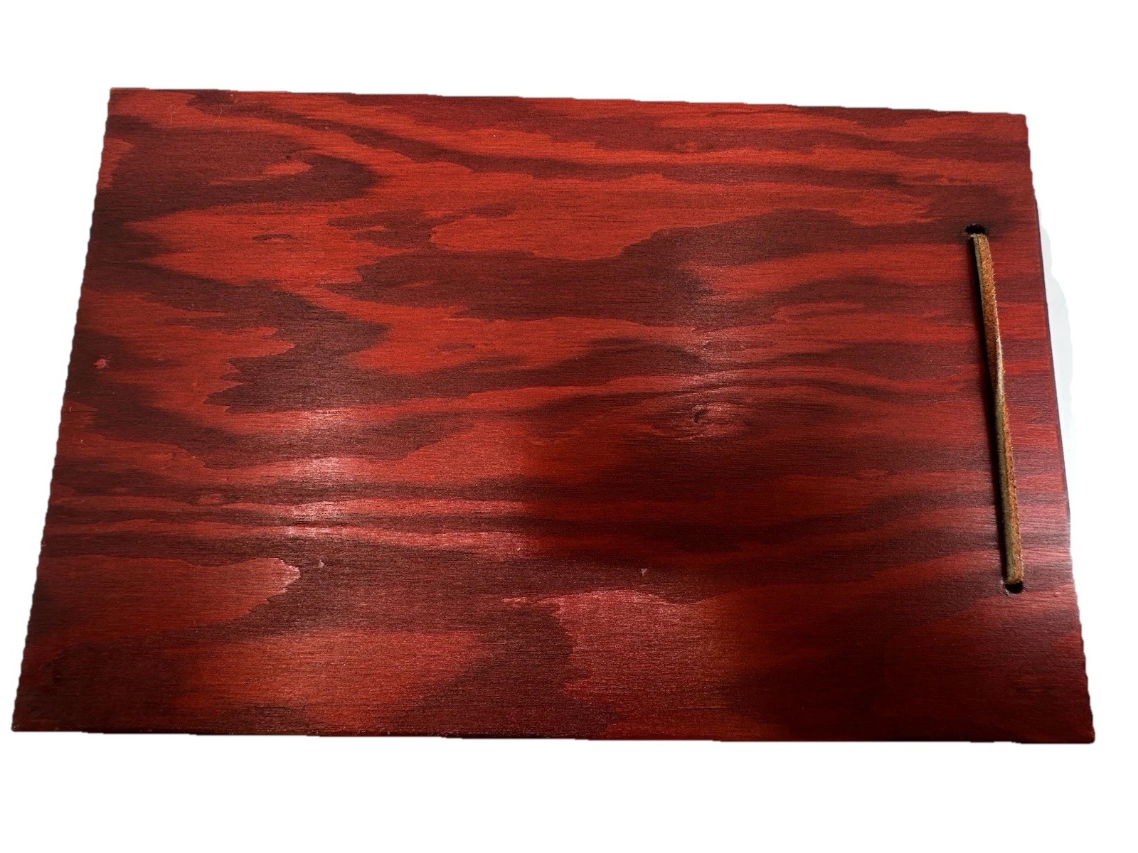 Vintage Our Honeymoon Photo Album Wood Flamingo Palm Tree Daytona Beach FL