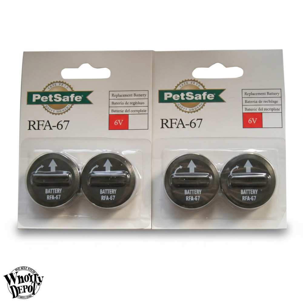PetSafe RFA-67 6 Volt Replacement 4-Batteries Basic Bark Collar Compatible 2Pack
