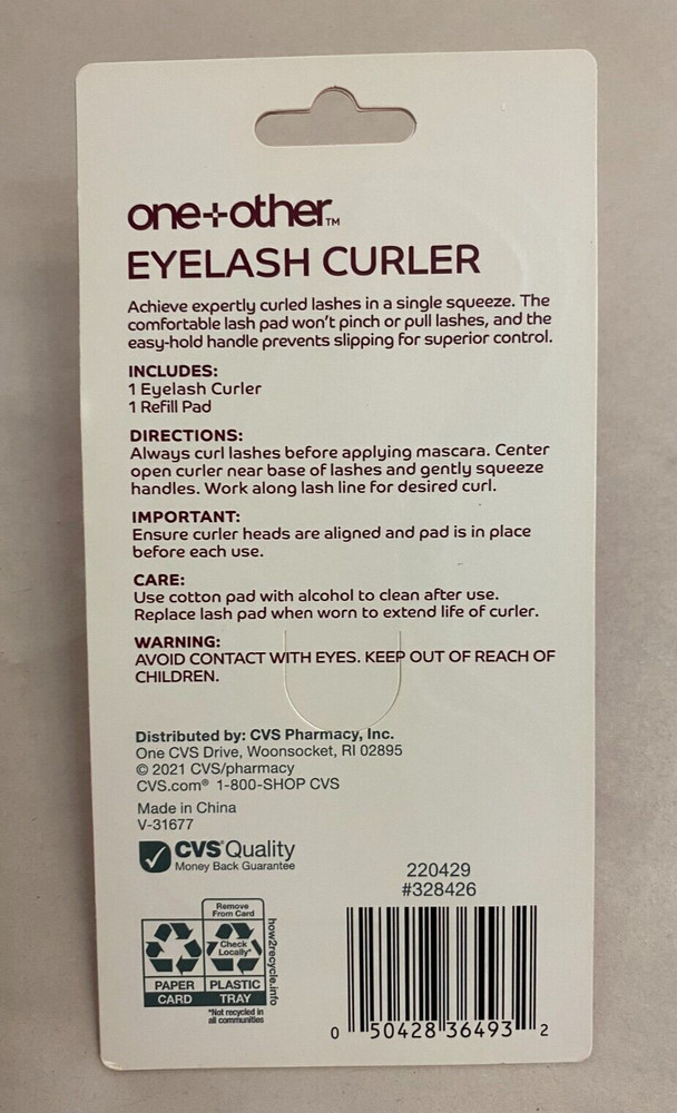one+other Eyelash Curler , 1 Pack NEW Sealed