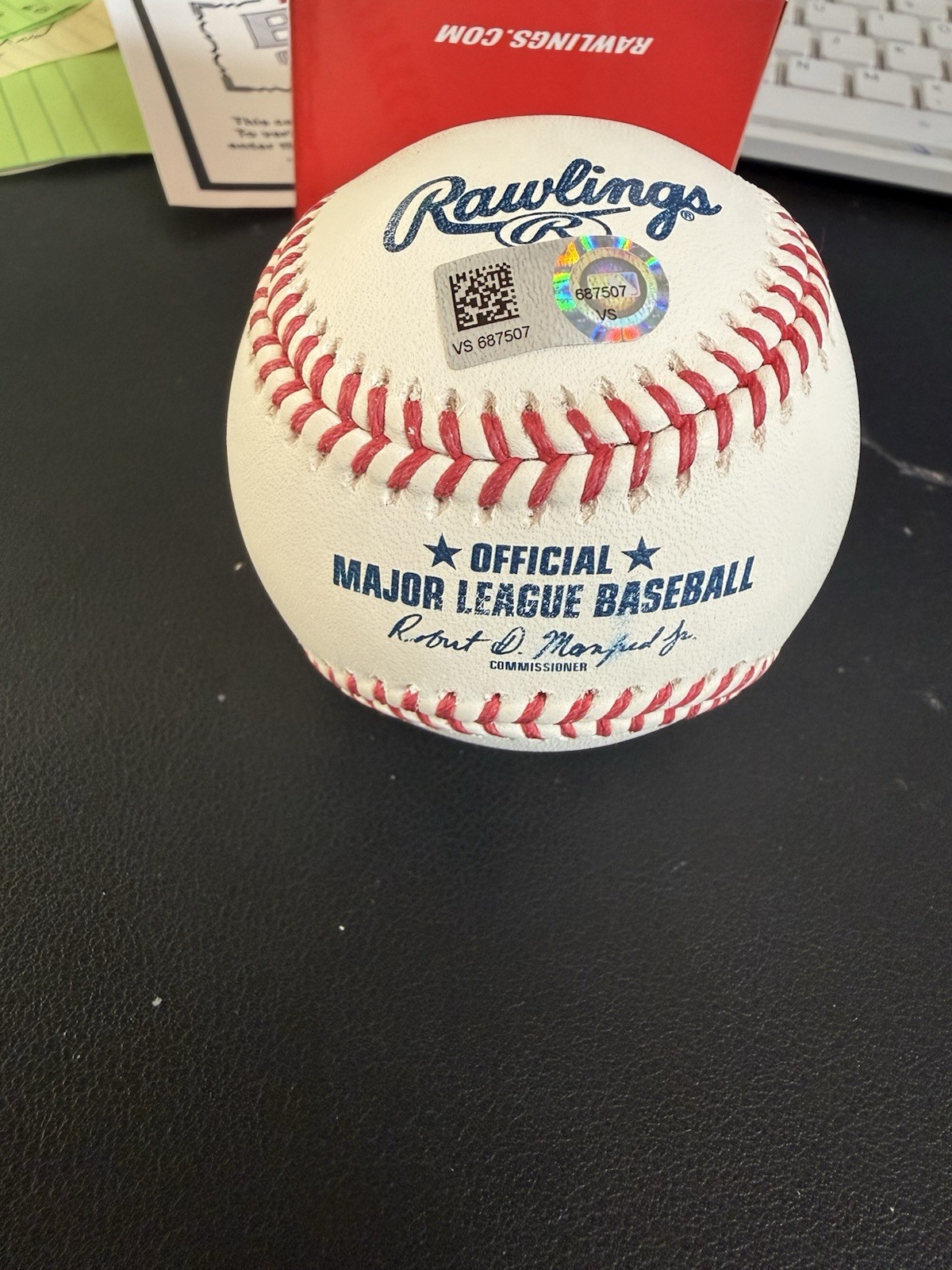 MIKE TROUT Signed AUTO Autograph OML Baseball MLB Authentic COA # VS687507 (bj)