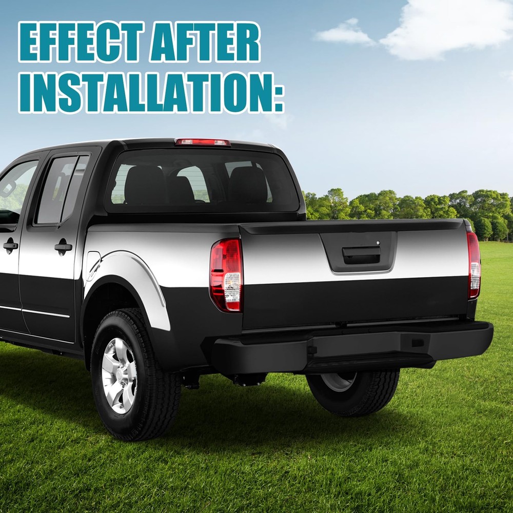 Rear Step Bumper Compatible for Nissan Frontier Bumper Step Without Sensor Holes