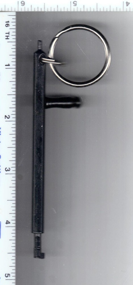 Night Stick Handcuff Key - Black