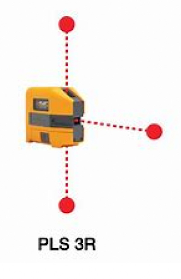 PLS 3RZ Laser with floor stand & soft case