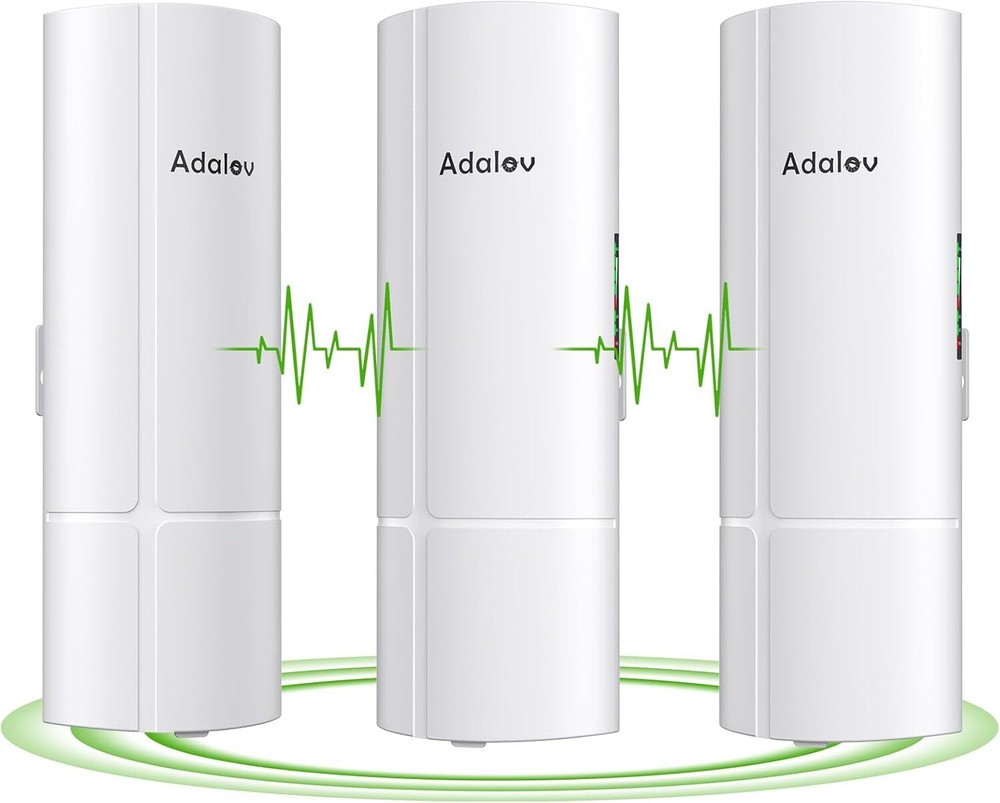 3PCS Point to Multipoint Wireless Bridge High Speed WiFi CPE Network Expansion