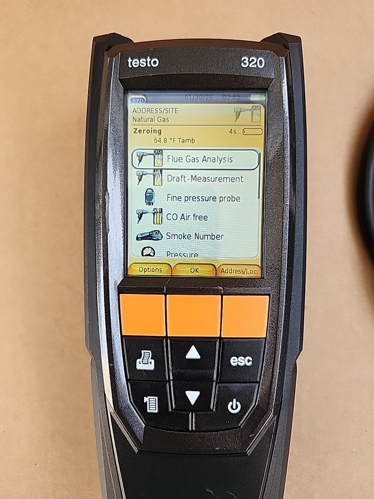 Testo 320 Flue Combustion Gas Analyzer