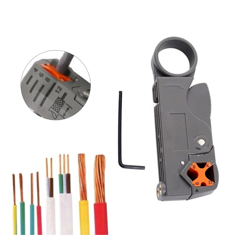 Stripping Tool Wire Stripper Coaxial Cable Stripper Cutter Pliers for Cable