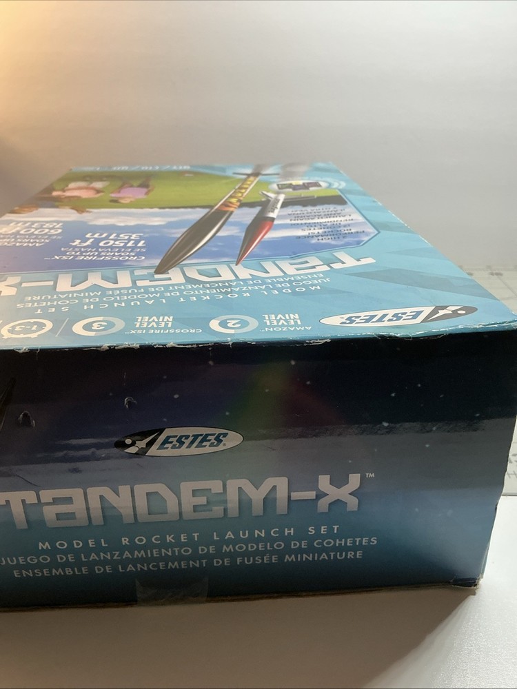 ESTES TANDEM-X Model Rocket Launch Set 2 High Performance Rockets NIB