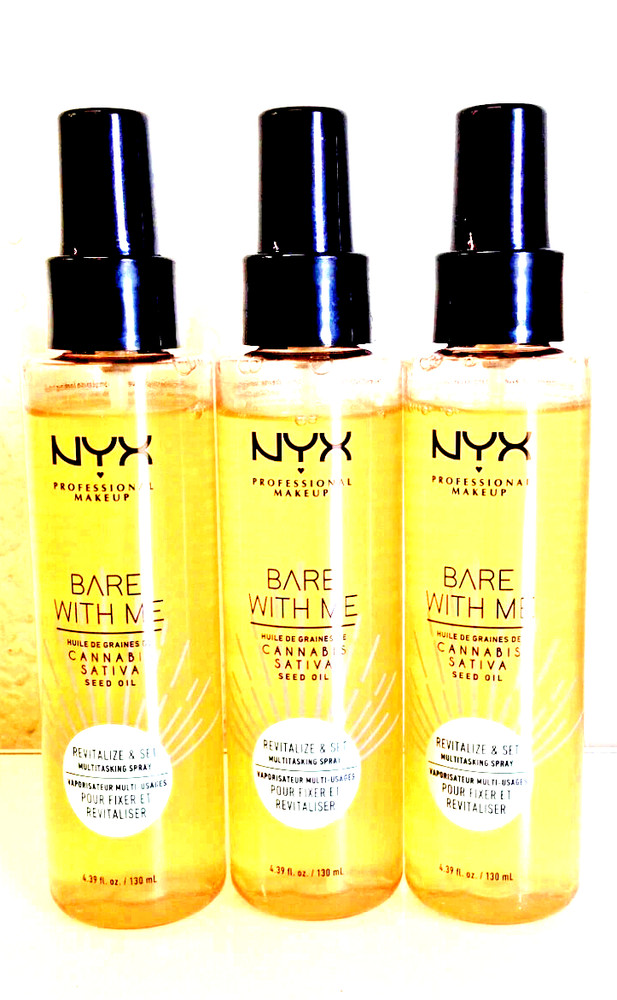 NYX Professional Makeup Bare With Me Multitasking Primer & Setting Spray-3LOT!-