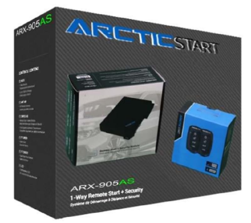 Arctic Start ARX905AS Universal Remote Starter + Car Security System 1500'...