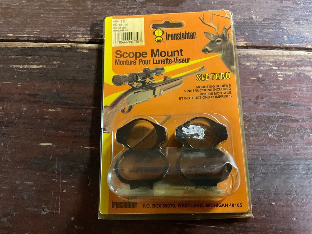 Holden Ironsight Model 730 See Thru Scope Mount