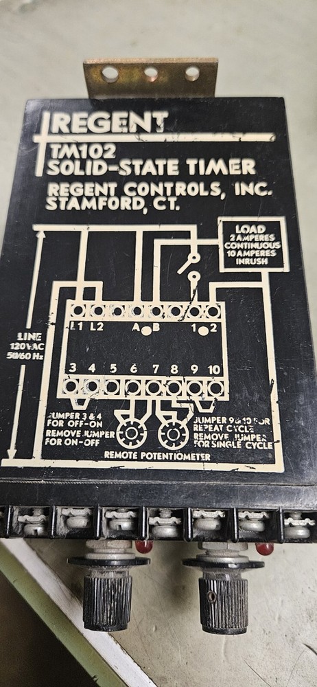 REGENT CONTROLS TM102 SOLID STATE AC TIME120V