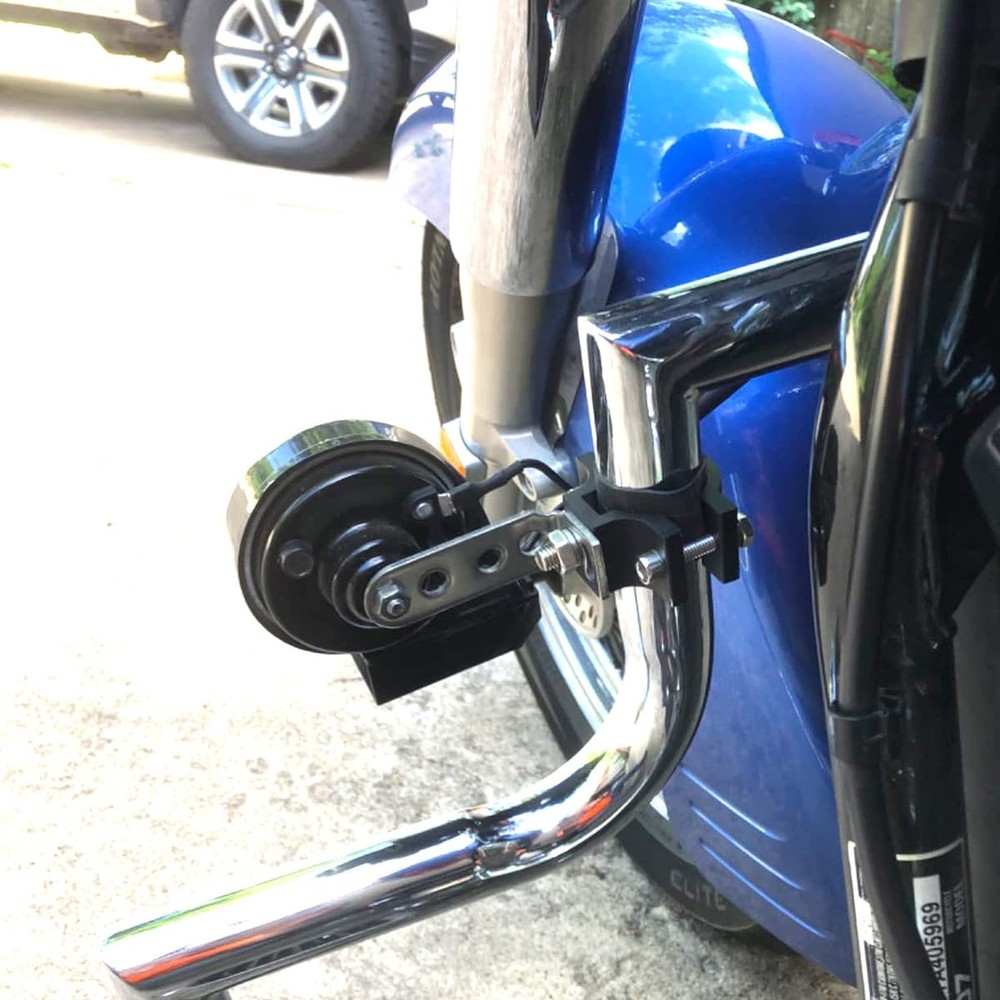 Motorcycle Light Bracket, Adjustable Motorcycle Spotlight Mount Brackets,Turn...