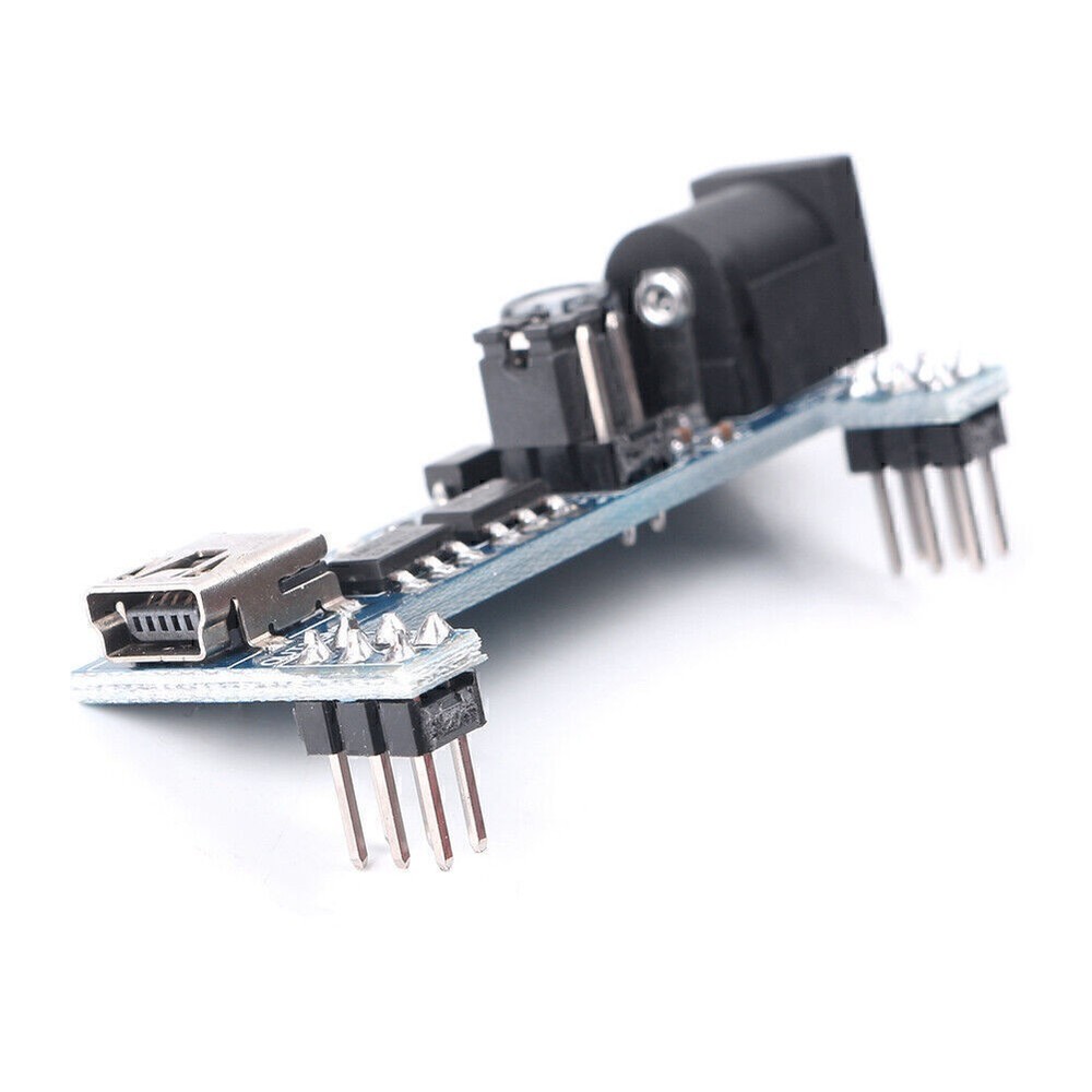 Mini USB MB102 Breadboard Power Supply Module 3.3V/5V Solderless