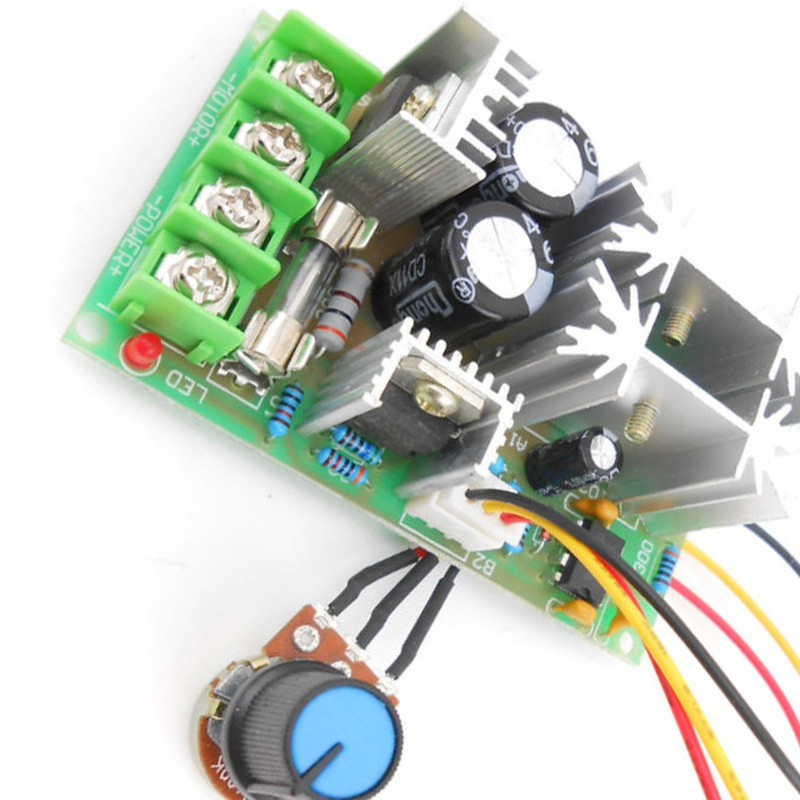 DC Motor Speed Controller Adjust Flowing Potentiometer DC10-60V Portable
