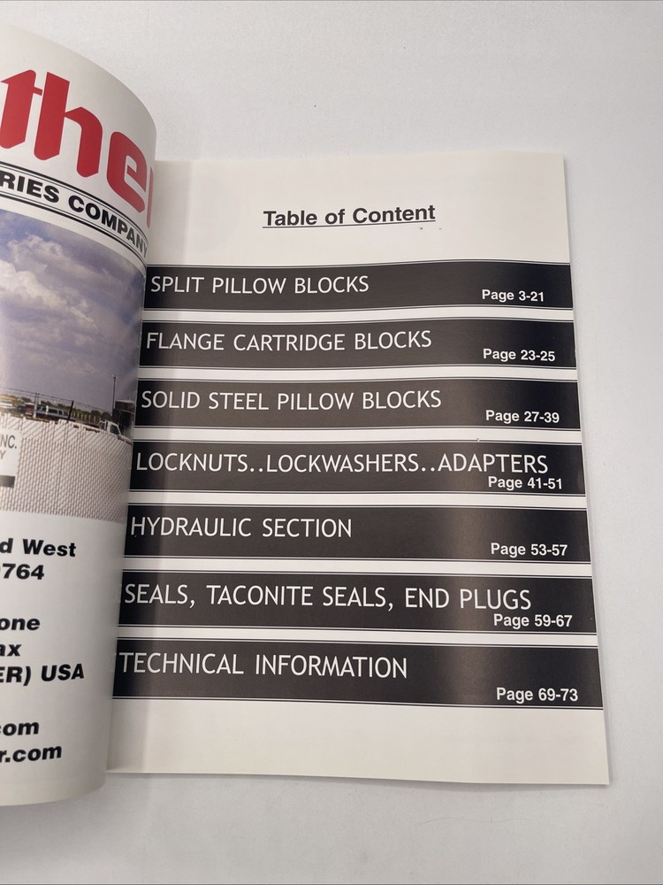 Miether Product Catalog Solid Products For Heavy Industry / 2003