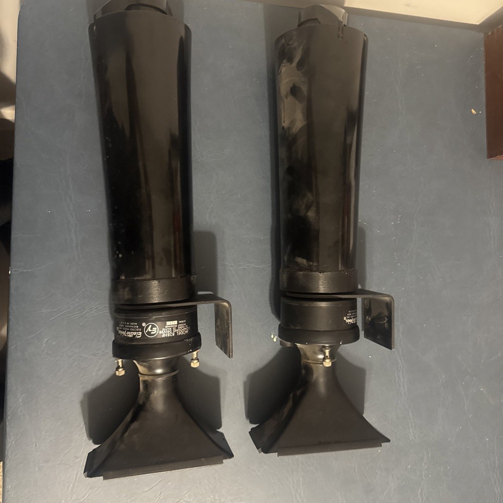 Electro-Voic 828HF Compression Driver W/Phenolic Horn, Tested Working Pair