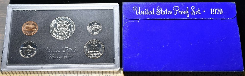 1970-S U.S. Mint Proof Set 5 Coins - Pristine Hand Picked Set