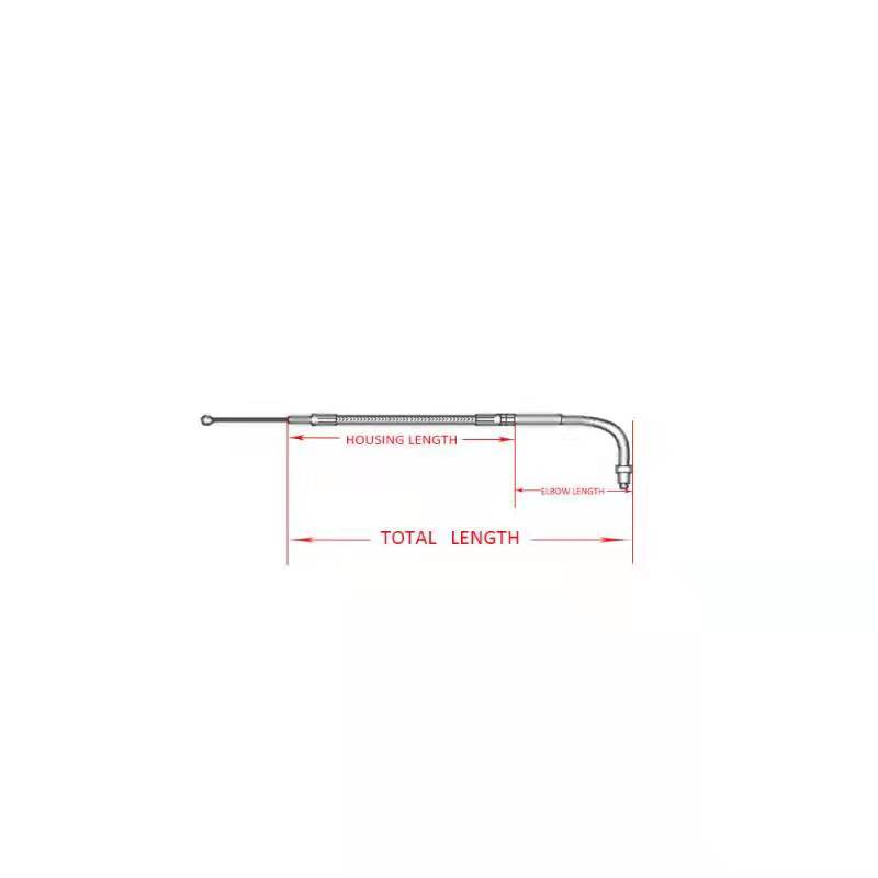 51" Stainless Throttle and Idle Cables for Harley Road King Glide FLHX FLHT FLTR