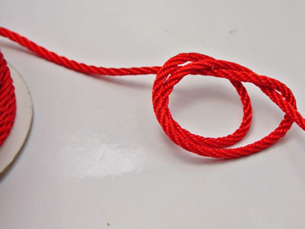 32.8 Feets Red Nylon Love Rope Binding Bind up Synthetic Silk String 2mm