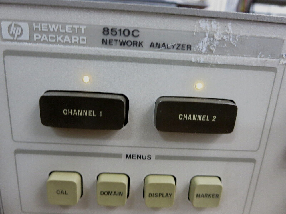 H-P  8510C Network Analyzer  (IF Detector) Opt 1BN Powers On No Other Tests Used