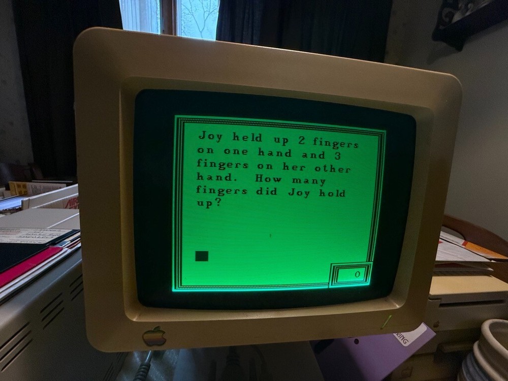 Apple 5.25 Software - STICKYBEAR WORD PROBLEMS - tested to work on Apple 2c