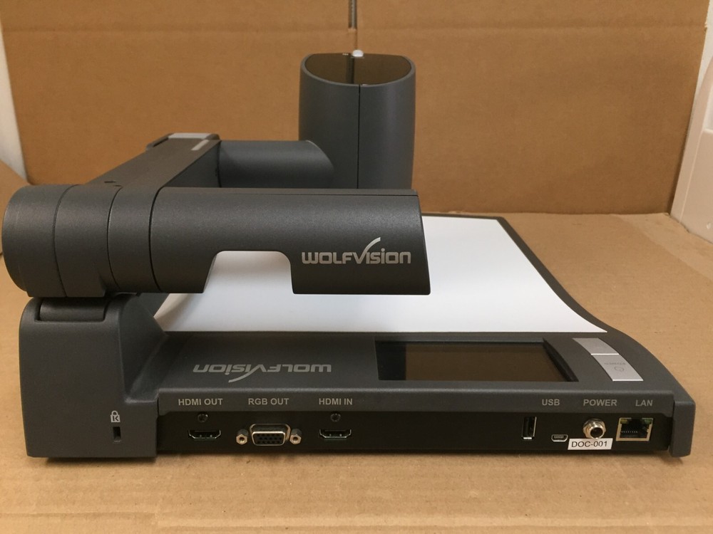 WolfVision VZ-8Plus4 Desktop 1080p Document Camera Visualizer W/Bundle Excellent