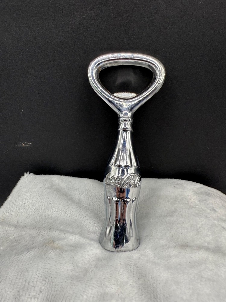 Vintage Coca Cola Bottle Opener Silver Tone 1998