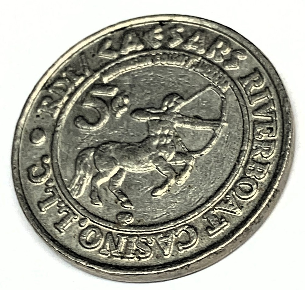 # C6225   CAESARS RIVERBOAT   FIVE CENT   TOKEN