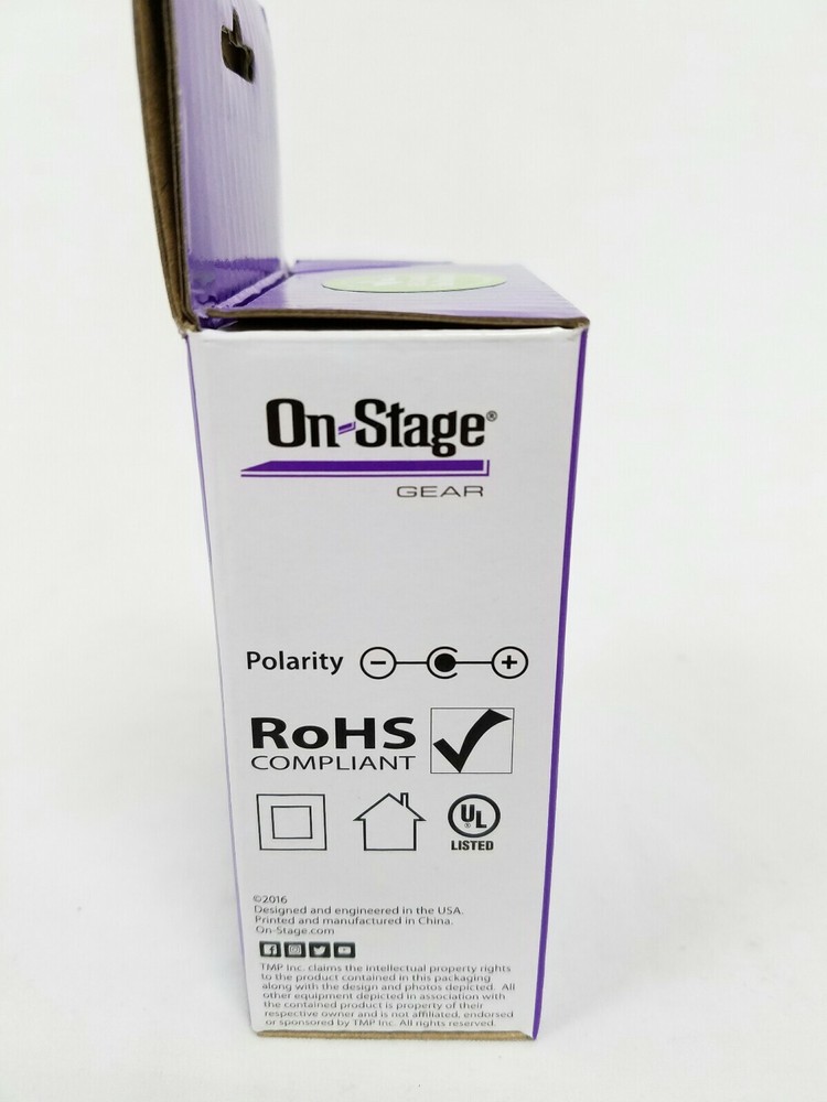 On-Stage OSADE95 Power Adapter Replacement for Casio Keyboards New
