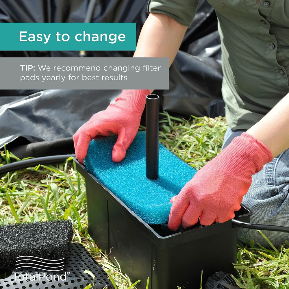 TotalPond Replacement Filter Pads for The Universal Pump Filter Box (MF13010)...