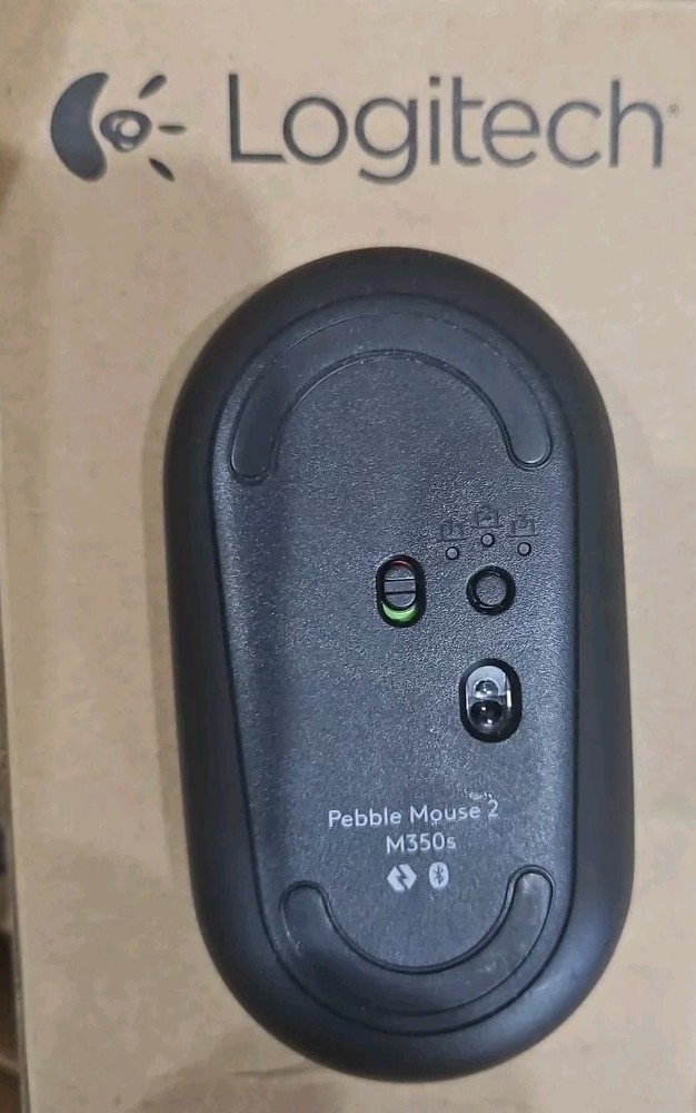 Logitech Pebble Bluetooth PC/MAC Mouse 2 M350S Portable Black 910-007168