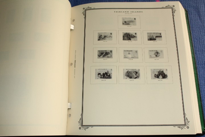 Falklands BIOT BAT more Scott Specialty Green Album Pages BlueLakeStamps Nice