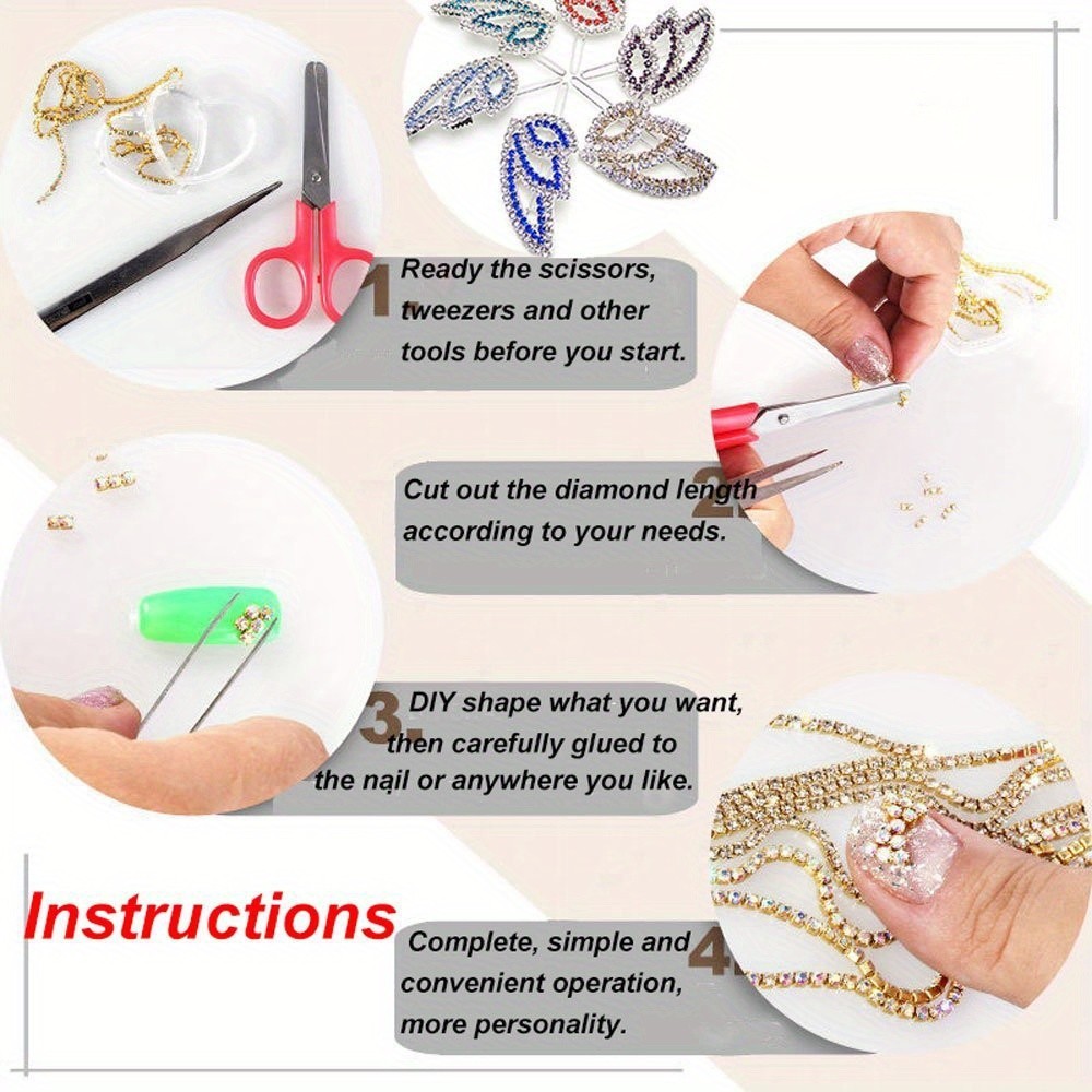 1roll Brass Rhinestone Strass Chains with Spool Rhinestone Cup Chain