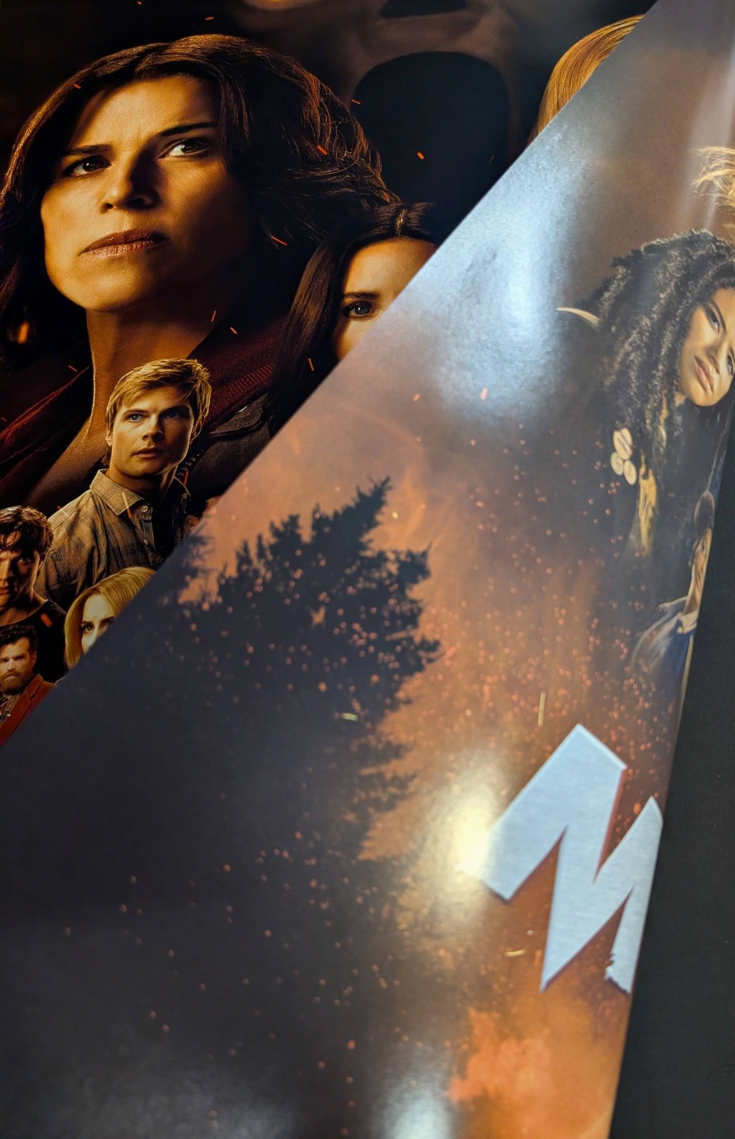 scream 7 original double side style b DAMAGED cast poster