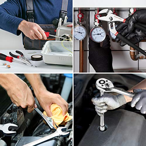 248 Pieces Mechanics General Purpose Mixed Sockets and Wrenches, Hand Tool Set