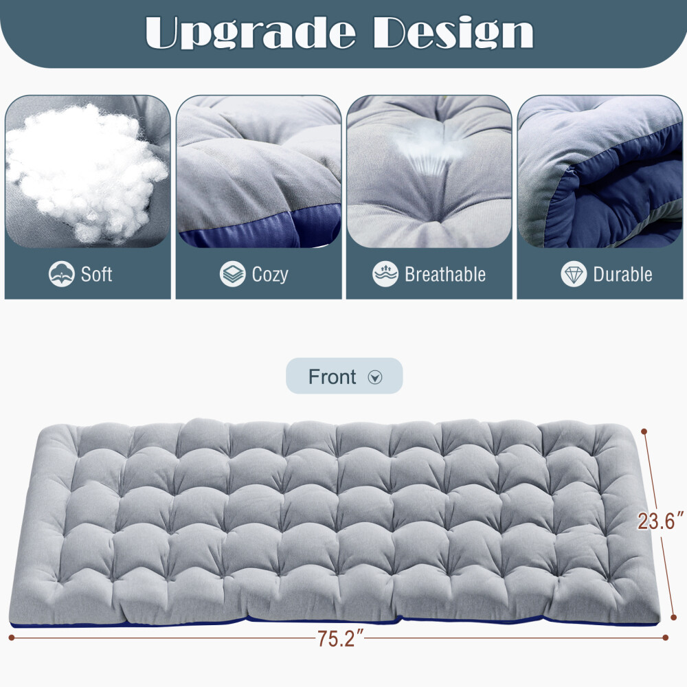 Slsy 4 Position Portable Lounge Chair for Beach Lawn Camping Pool Sun Tanning