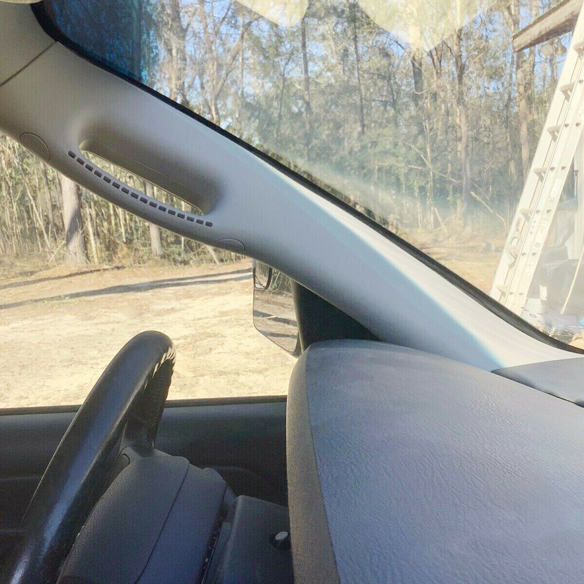 Left Driver Grab Handle A Pillar Windshield Post Trim For 2002-2010 Dodge Ram