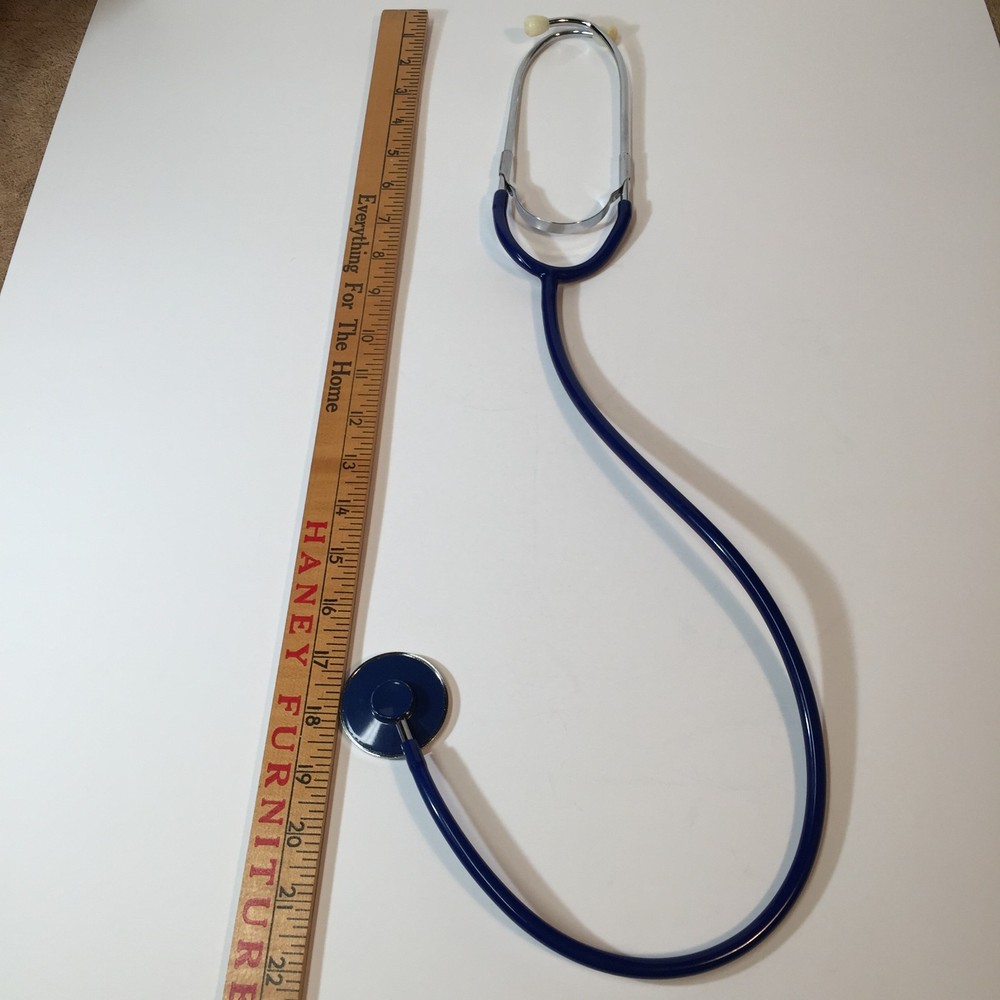 Stethoscopes -(1) ADC, (1) Unmarked- Blue 30" Excellent Condition