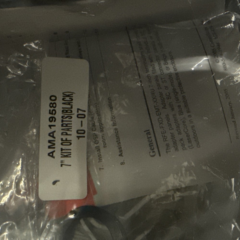 CommScope Uniprise Fiber Optic Shelf Fixed Tray