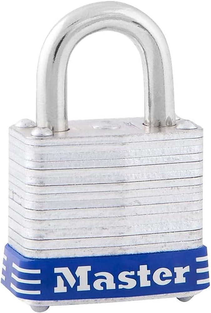 7D Outdoor Padlock with Key, 1 Pack